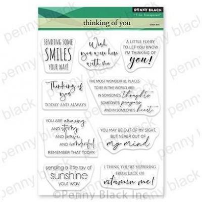 Penny Black Clear Stamps - Thinking Of You